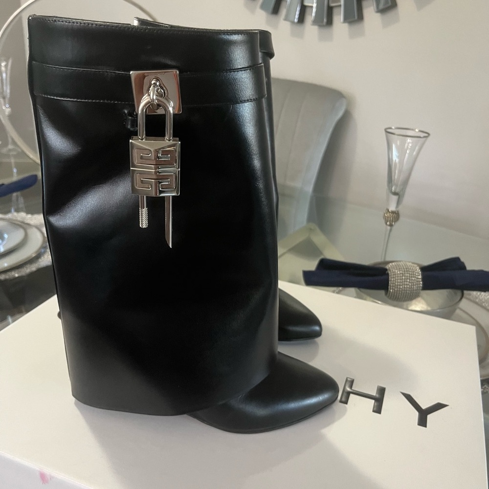 Givenchy shark lock boots